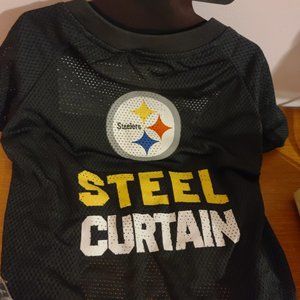 Steelers game day pet jersey
